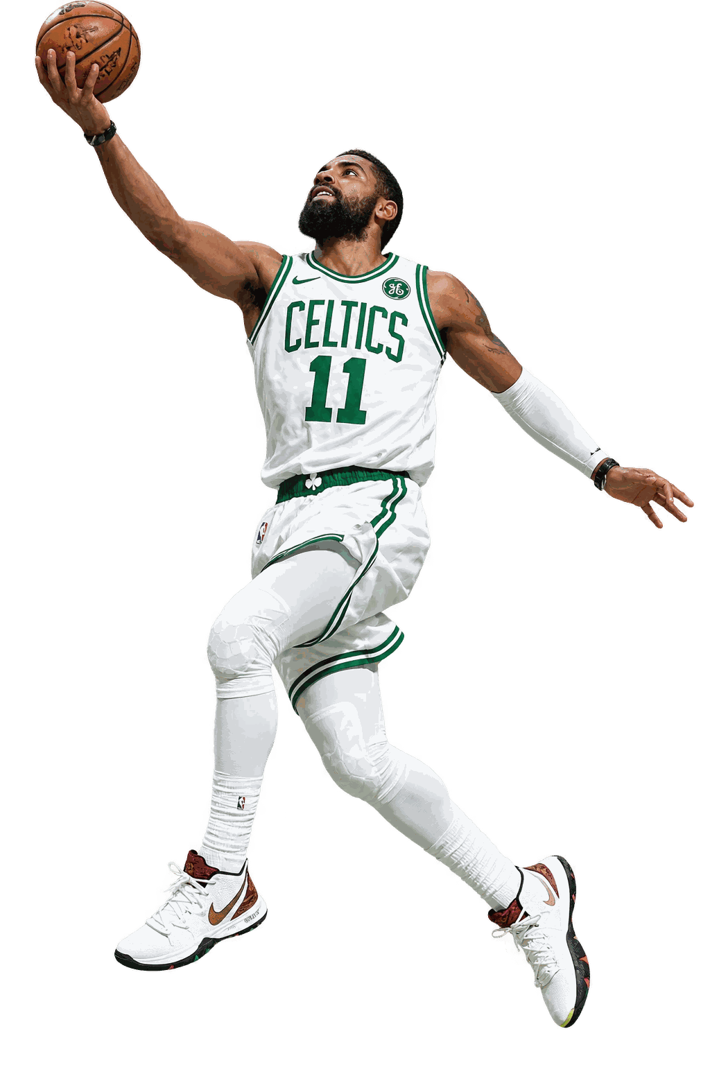 Basketball player dribbling